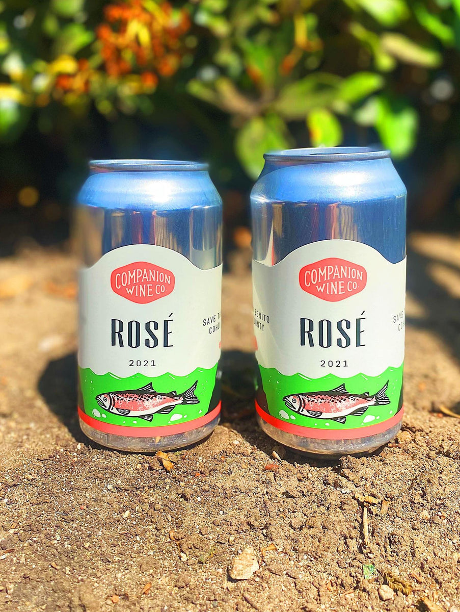 Companion Wine Co. Rosé San Benito County 375ml Can shopsilverlakewine